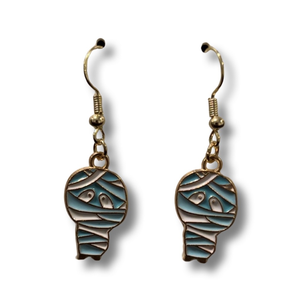 🔴Handmade Mummy Earrings🧻
